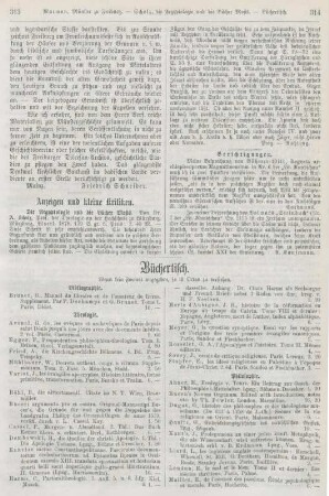 313-314 Kleine Kritiken