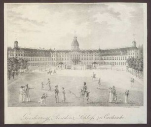 Großherzogliches Residenz-Schloss zu Carlsruhe
