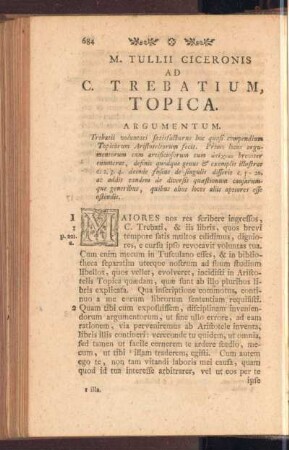 Ad C. Trebatium Topica