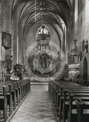 Langhaus der Klosterkirche Zarnowitz