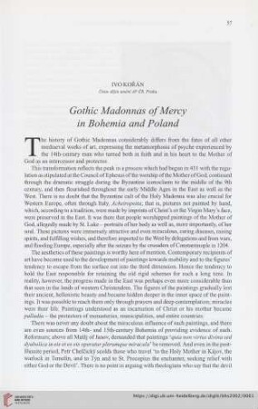 64: Gothic Madonnas of Mercy in Bohemia and Poland