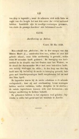 CLVII. Aardbeving op Ambon