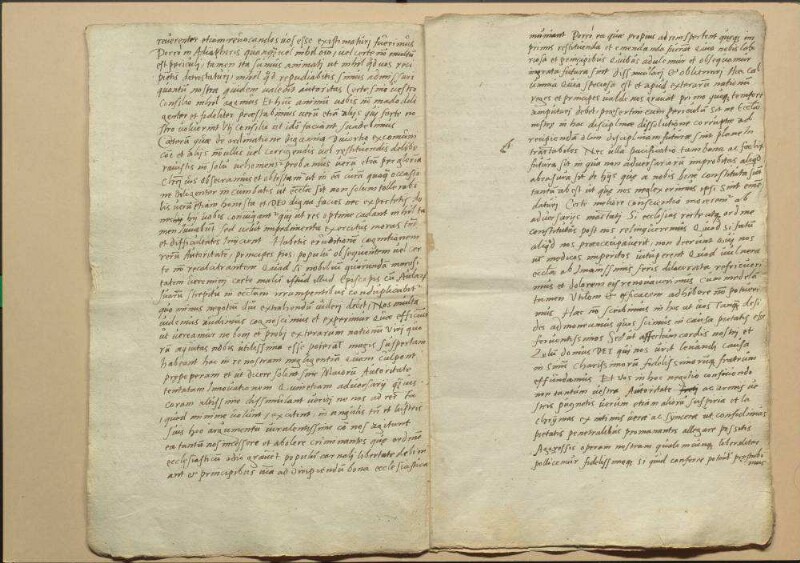 Von etlichen protestantischen Theologen am 10. März 1540 auf Verlangen in Schmalkalden gestelltes Bedenken, in welchen Stücken bei dem bevorstehenden Gespräch und Versuch einer Vereinigung in der Lehre der Augsburgischen Konfession nachzugeben sei. Unterschrieben haben dieses Bedenken von Sachsen Justus Jonas D., Johann Bugenhagen D., Caspar Kreuzinger D. und Philipp Melanchthon; von Hessen Antonius Corvinus, Johann Rimaus, Balthasar Caidus; von Herzog Heinrich von Sachsen Nikolaus Scheubel; von Magdeburg Nikolaus Amsdorf; von Nassau Erasmus Sartorius; von Straßburg Martin Bucerius; von Bremen Johann Amsterdamus. Württemberg, Anhalt, Hamburg, Braunschweig, Goslar, Ulm, Esslingen, Hall, Heilbronn und Memmingen haben ihre Bedenken schriftlich überschickt. Schreiben von den Nürnberger Theologen an Luther, Jonas, Bugenhagen und Melanchthon mit Versicherung der Übereinstimmung ihrer Lehren mit jener und ihrer Beharrung darauf nebst einem Schreiben von Luther u.a. mit Mitteilung ihrer Meinungen über das bevorstehende Gespräch.