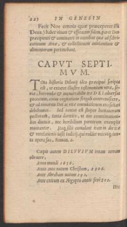 Caput Septimum.