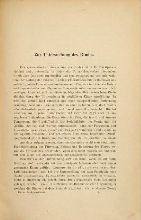 Erfahrungen über Rinderkrankheiten und deren Behandlung : in der Praxis gesammelt und systematisch geordnet
