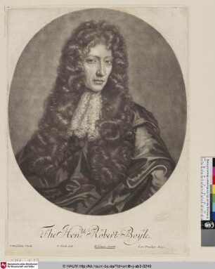 The Hon:ble Robert Boyle