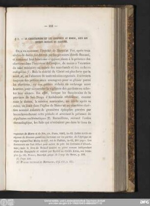 § 2. — Le Christianisme Et Les Chrétiens Au Maroc, Sous Les Cherifs Hassani Ou Saadiens.