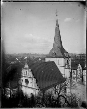 Neckarbischofsheim Evangelische Stadtkirche Außenansicht