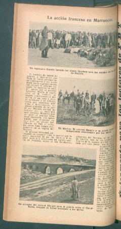La acción francesa en Marruecos