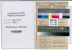 Entnazifizierung Walburga Muellenbach , geb. 01.04.1907 ()