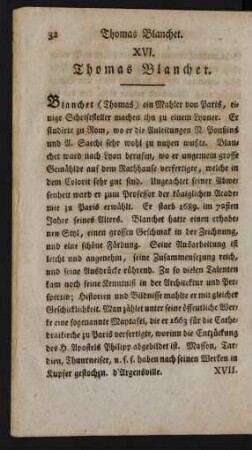 XVI. Thomas Blanchet