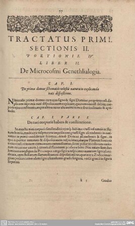 Liber II. De Microcosmi Genethlialogia.