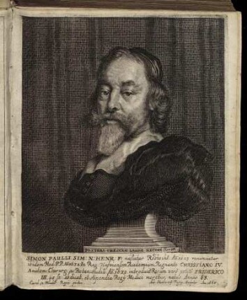 Simon Paulli. Sim: N: Henr: Fr. [...]