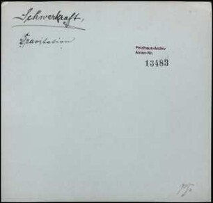 Schwerkraft, Gravitation