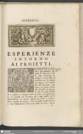 Esperienze Intorno Ai Proietti