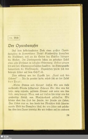 11. Bild: Der Ozeandampfer