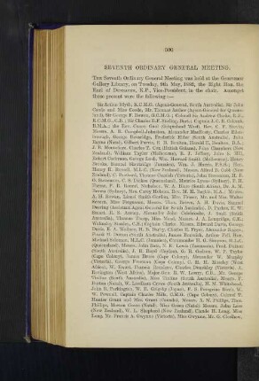 Seventh Ordinary General Meeting: The Northern Territory of South Australia. By Thomas Harry, Esq.