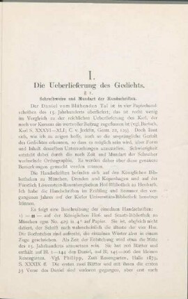 § 1. Schreibweise und Mundart der Handschriften.