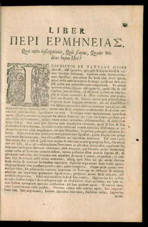 Liber Peri Ermēneias.