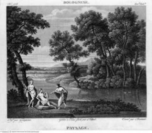Galerie du Musée Napoléon / publiée par Filhol et rédigée par Joseph Lavallée, Paris : Filhol, 1804-1813, Band 3., Tafel 173: Landschaft
