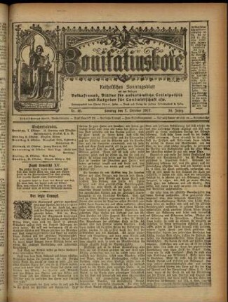 Ausgabe vom Sonntag, den 07. Oktober 1917.