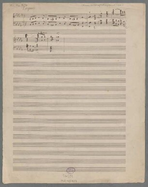 Das Fest auf Solhaug, Excerpts - BSB Mus.ms. 9693 : [without title]
