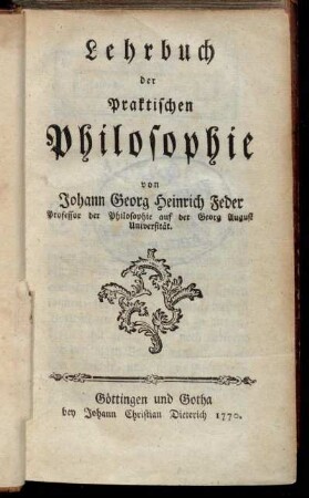 Lehrbuch der Praktischen Philosophie