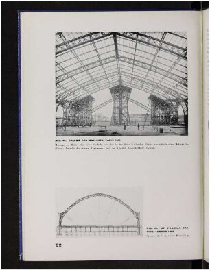 Abb. 48. Galerie des Machines, Paris 1889. Abb. 49. St. Pancras Station, London 1868