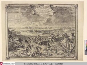 Zerstörung des Dammes von Coeverden [A Dike Bursting Near Coeverden, Holland - October 1st 1673]