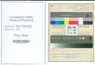 Entnazifizierung Maria Prinz , geb. 17.10.1908 (Lehrerin)