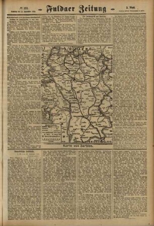 Zweite Ausgabe vom Samstag, den 25. September 1915.