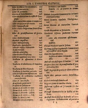 Confessionis Catholicae, in qua Doctrina Catholica Et Evangelica, Quam Ecclesiae Augustanae Confessioni addictae profitentur, ex Romano-Catholicorum Scriptorum suffragiis confirmatur Authore Johanne Gerhardo D. Liber ..., 1. Generalis