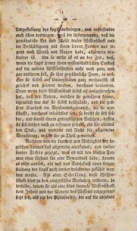 Grundlinien der Philosophie der Logik : als Versuch einer wissenschaftlichen Umgestaltung ihrer bisherigen Principien