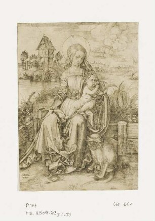 Maria mit der Meerkatze