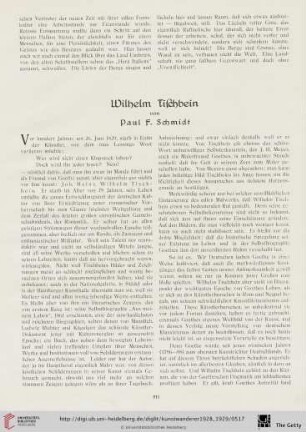 10/11: Wilhelm Tischbein