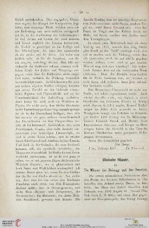 Ulmische Häuser, II