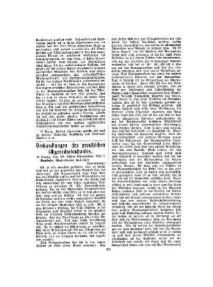 Verhandlungen des preußischen Abgeordnetenhauses