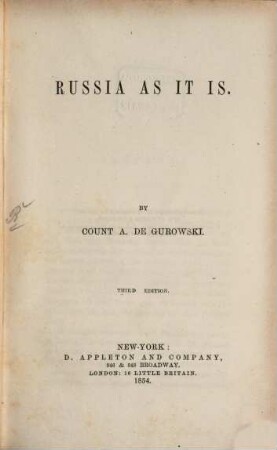 Russia as it is
