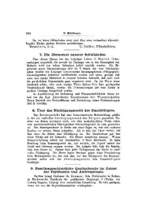 Die Blutarmut unserer Schulkinder : [Mitteilungen]