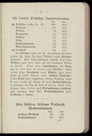 13) Cassel, Fritzlar, Sachsenhausen