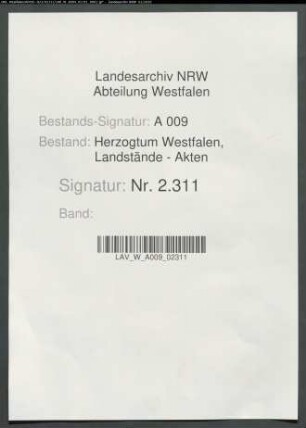 Belege (Nr. 1-13) zu der Kriegskostenrechnung 1800/1801