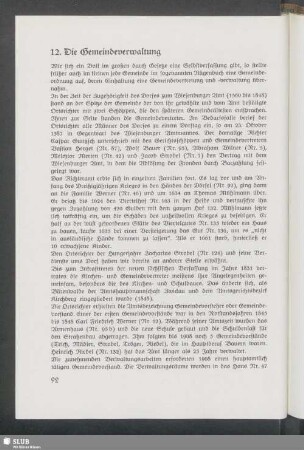 12. Die Gemeindeverwaltung