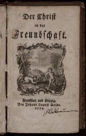 Der Christ in der Freundschaft