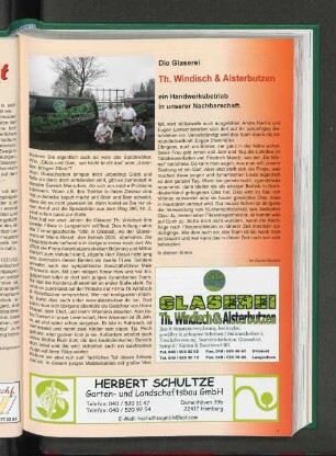 Die Glaserei Th. Windisch & Alsterbutzen ein Handwerksbetrieb in unserer Nachbarschaft.