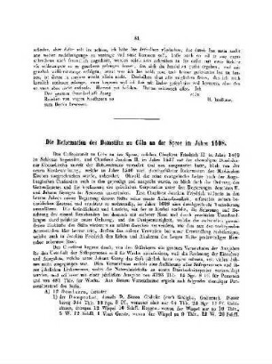 Die Reformation des Domstifts zu Cöln an der Spree im Jahre 1608