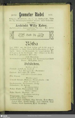 Heft 24. Rötha