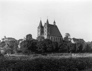 Geithain, St. Nikolai : Blick zur evangelischen Stadtkirche St. Nikolai