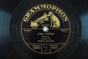 "Hans Heiling" : An jenem Tag / (Marschner)