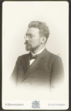 Brustbild von Gottlob Immanuel Rauscher, welcher u.a. als Vesperprediger in Neuenstein wirkte