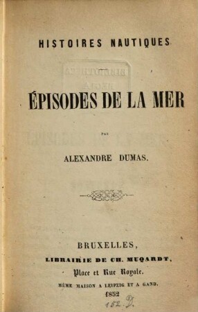 Épisodes de la mer